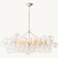 Talia Glass Ball Linear Chandelier 51"