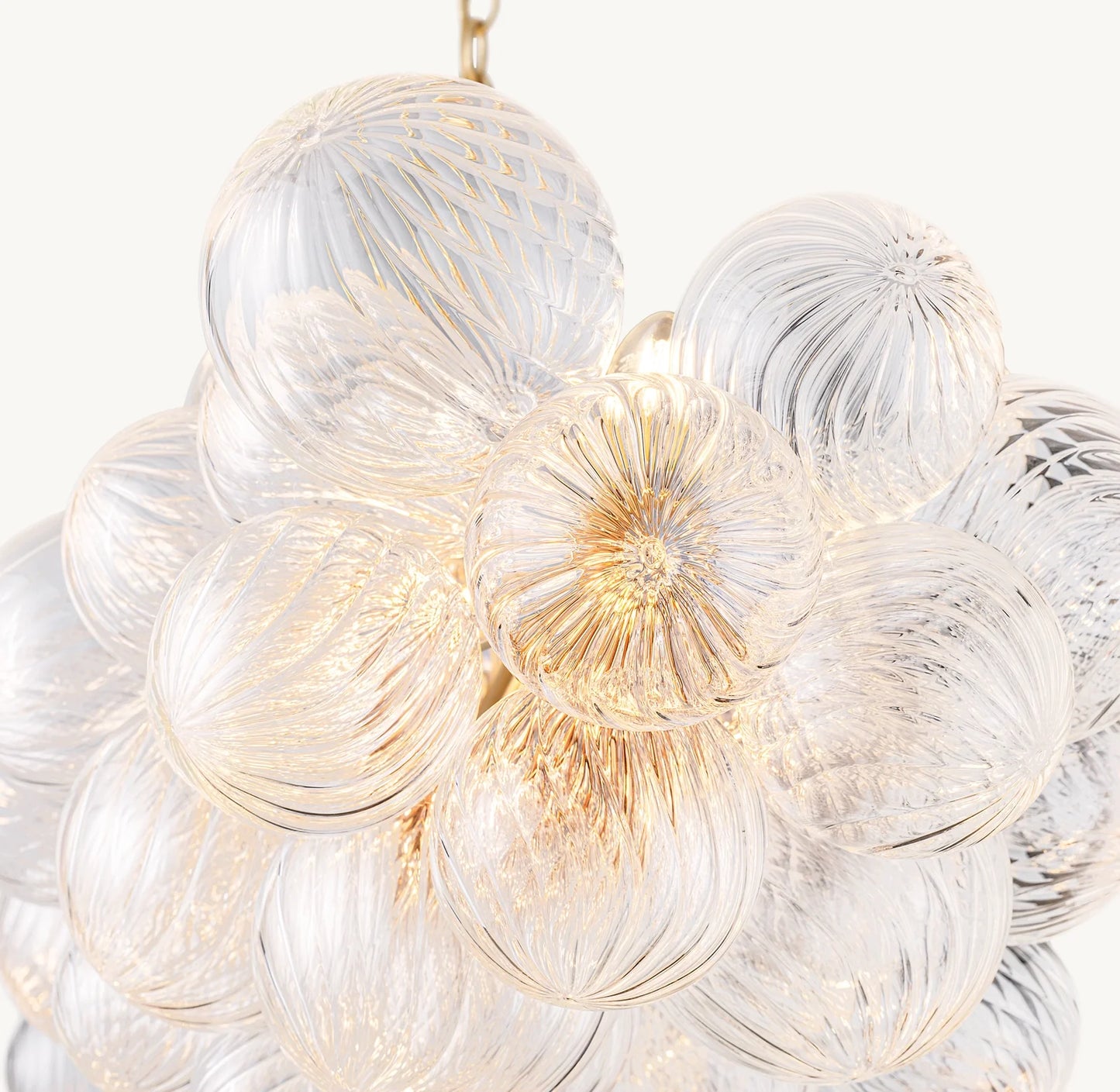 Talia Glass Ball Linear Chandelier 63"
