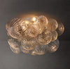 Talia Glass Ball Flushmount 20"