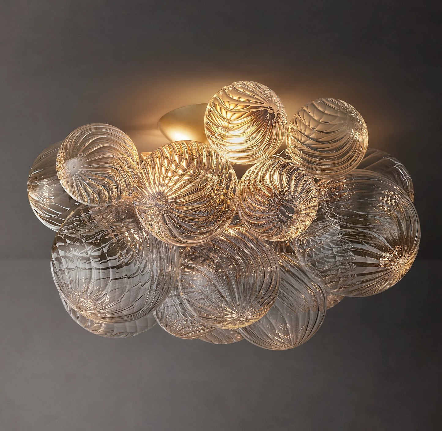 Talia Glass Ball Flushmount 20"