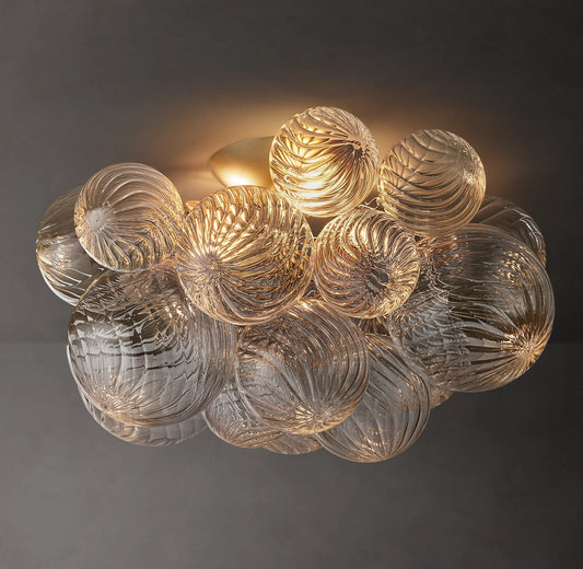 Talia Glass Ball Flushmount 20"