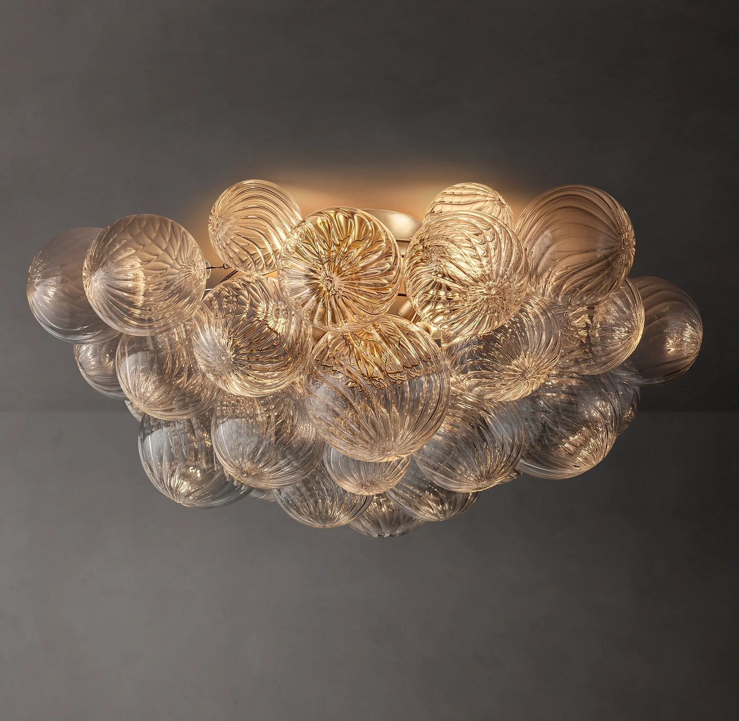 Talia Glass Ball Flushmount 25"