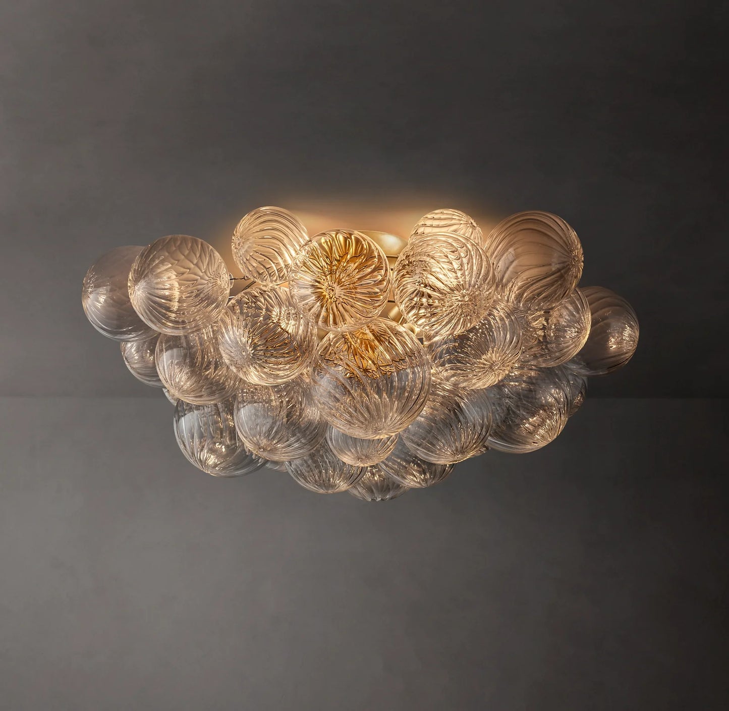 Talia Glass Ball Flushmount 25"