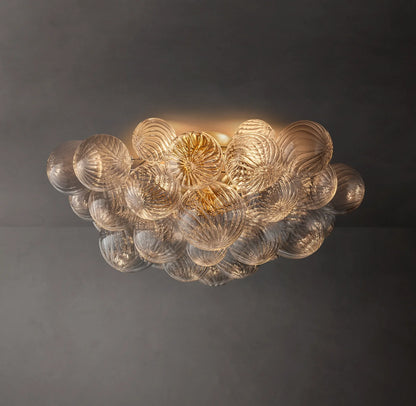Talia Glass Ball Flushmount 25"
