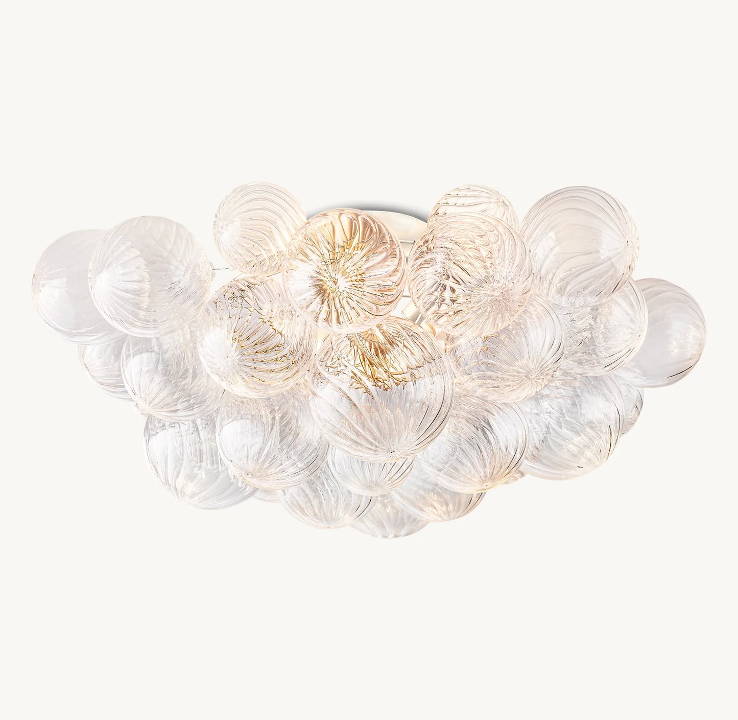 Talia Glass Ball Flushmount 25"