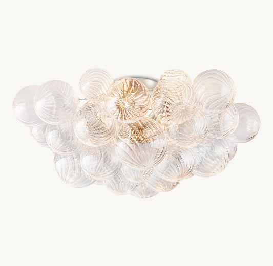 Talia Glass Ball Flushmount 25"