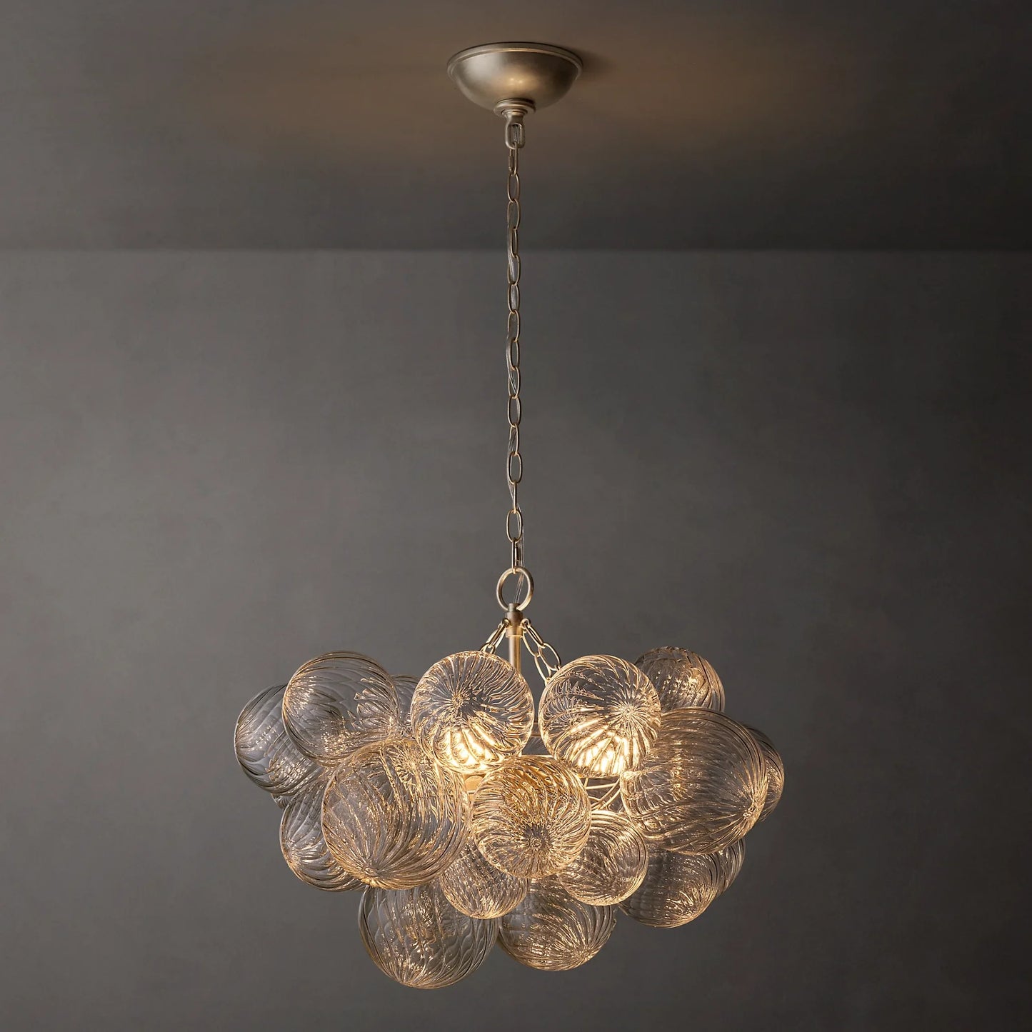 Talia Glass Ball Chandelier 24"