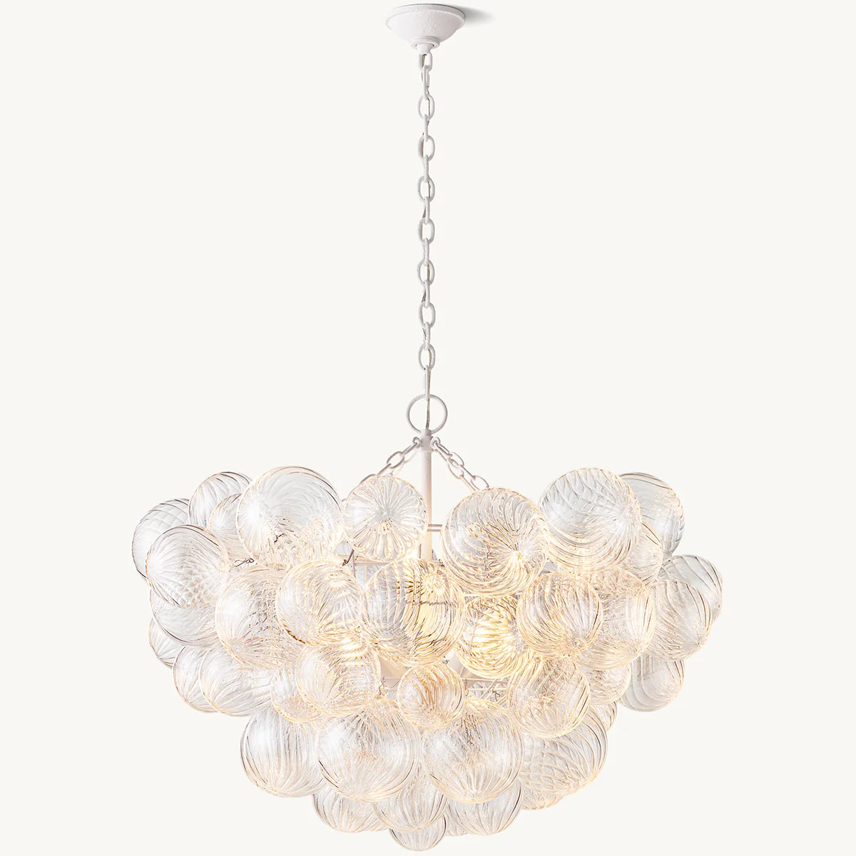 Talia Glass Ball Chandelier 33"