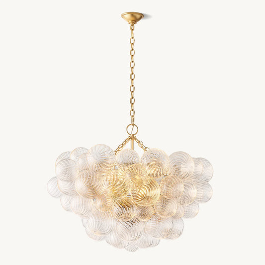 Talia Glass Ball Chandelier 33"