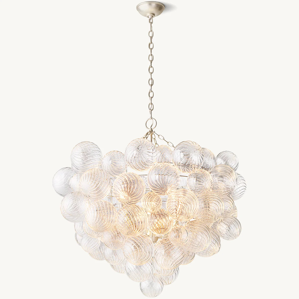 Talia Glass Ball Chandelier 33"