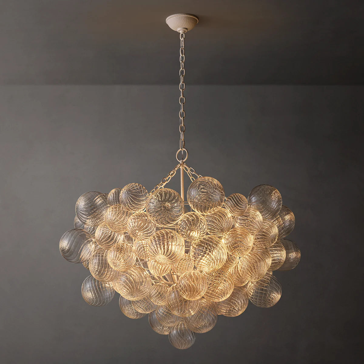 Talia Glass Ball Chandelier 38"