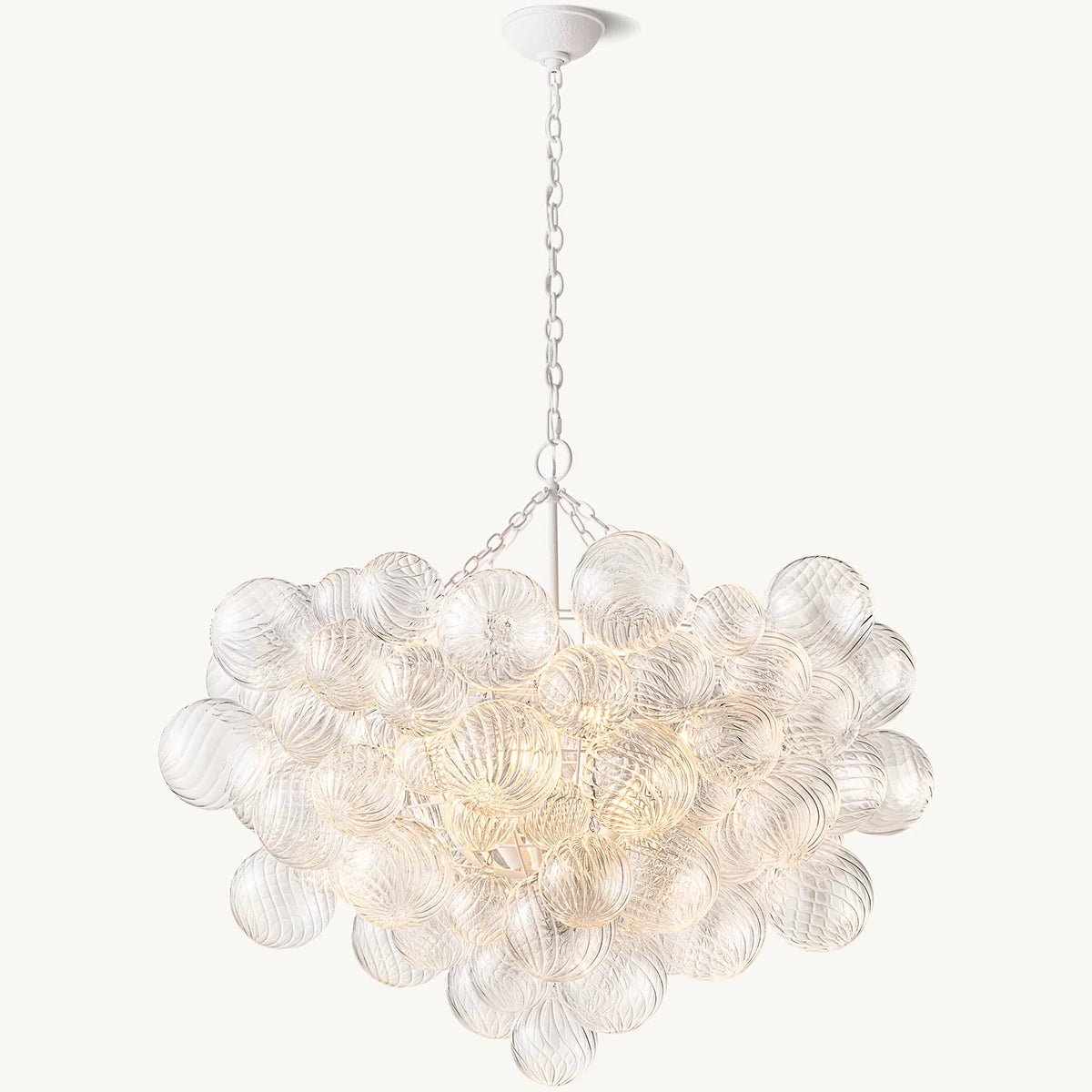 Talia Glass Ball Chandelier 38"