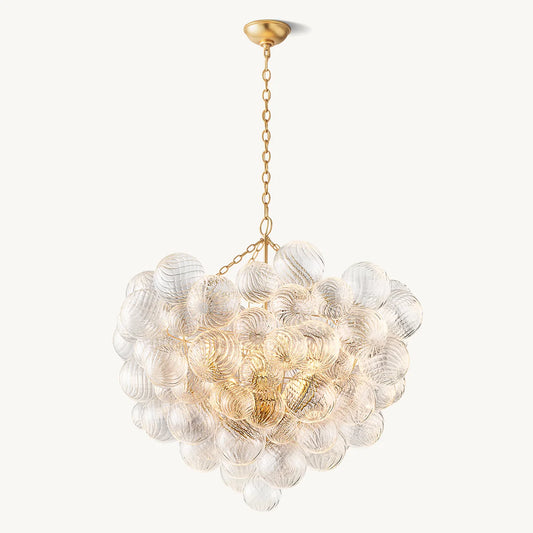 Talia Glass Ball Chandelier 38"