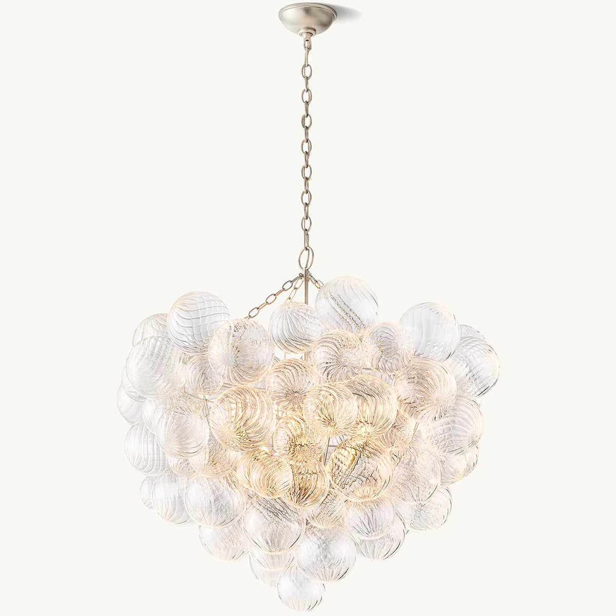 Talia Glass Ball Chandelier 38"