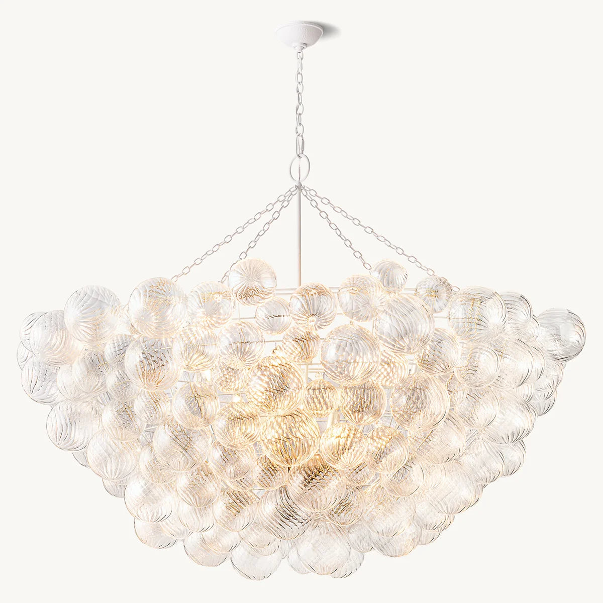 Talia Glass Ball Chandelier 66"