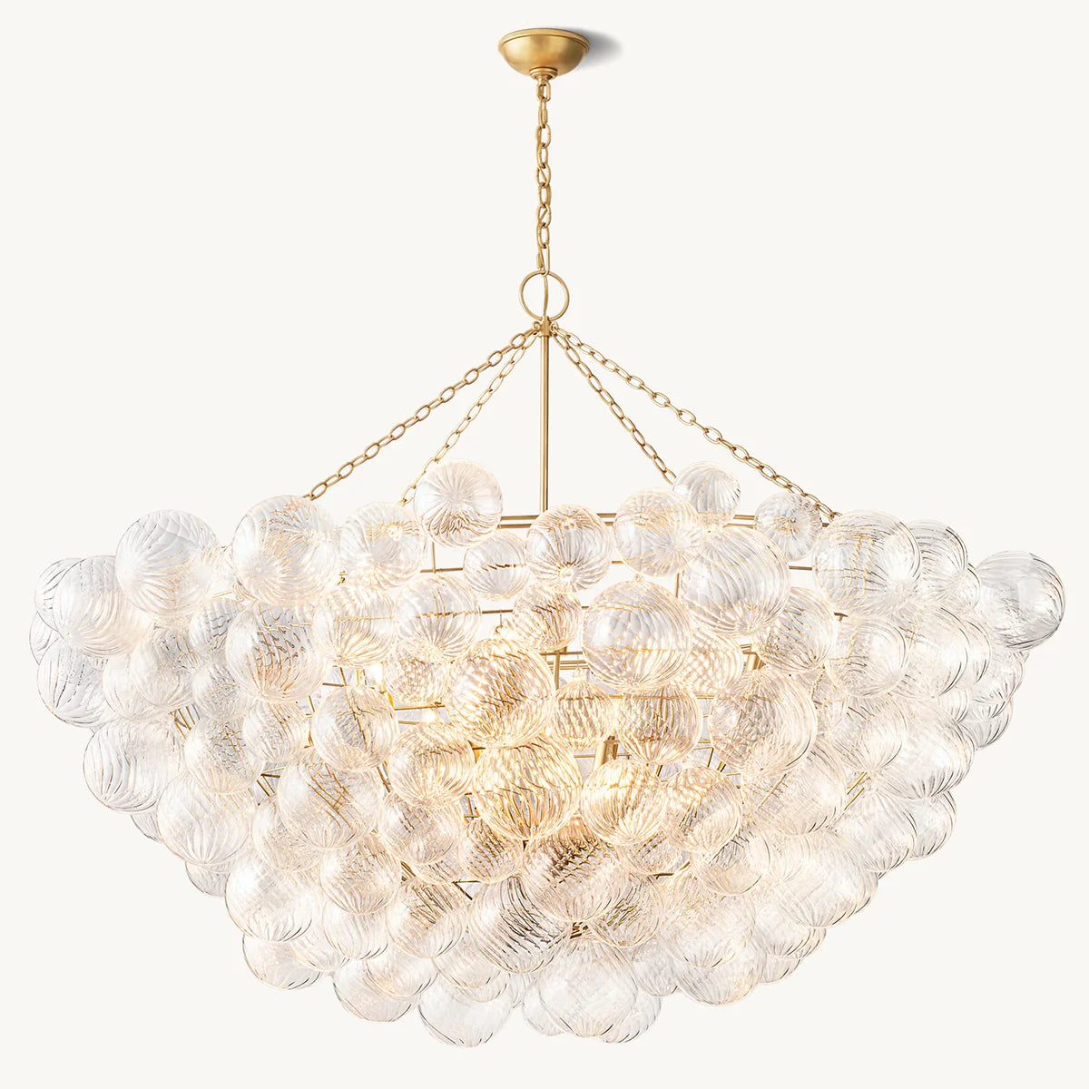 Talia Glass Ball Chandelier 66"