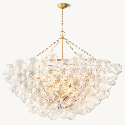 Talia Glass Ball Chandelier 66"