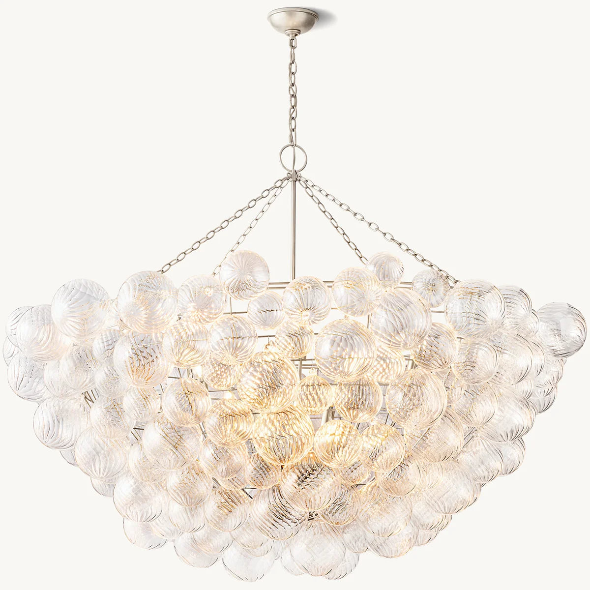 Talia Glass Ball Chandelier 66"