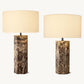 SAREZZO HEXAGONAL STONE TABLE LAMP