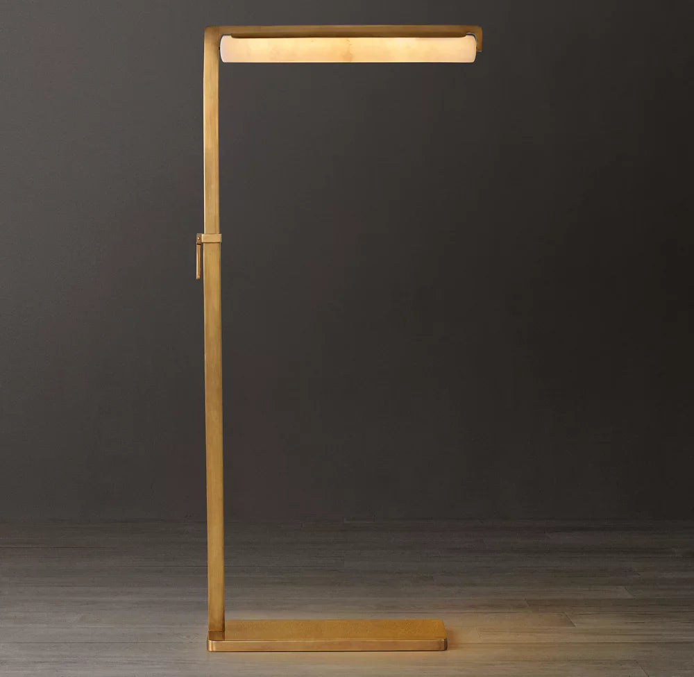 AUDUBON ALABASTER TASK FLOOR LAMP