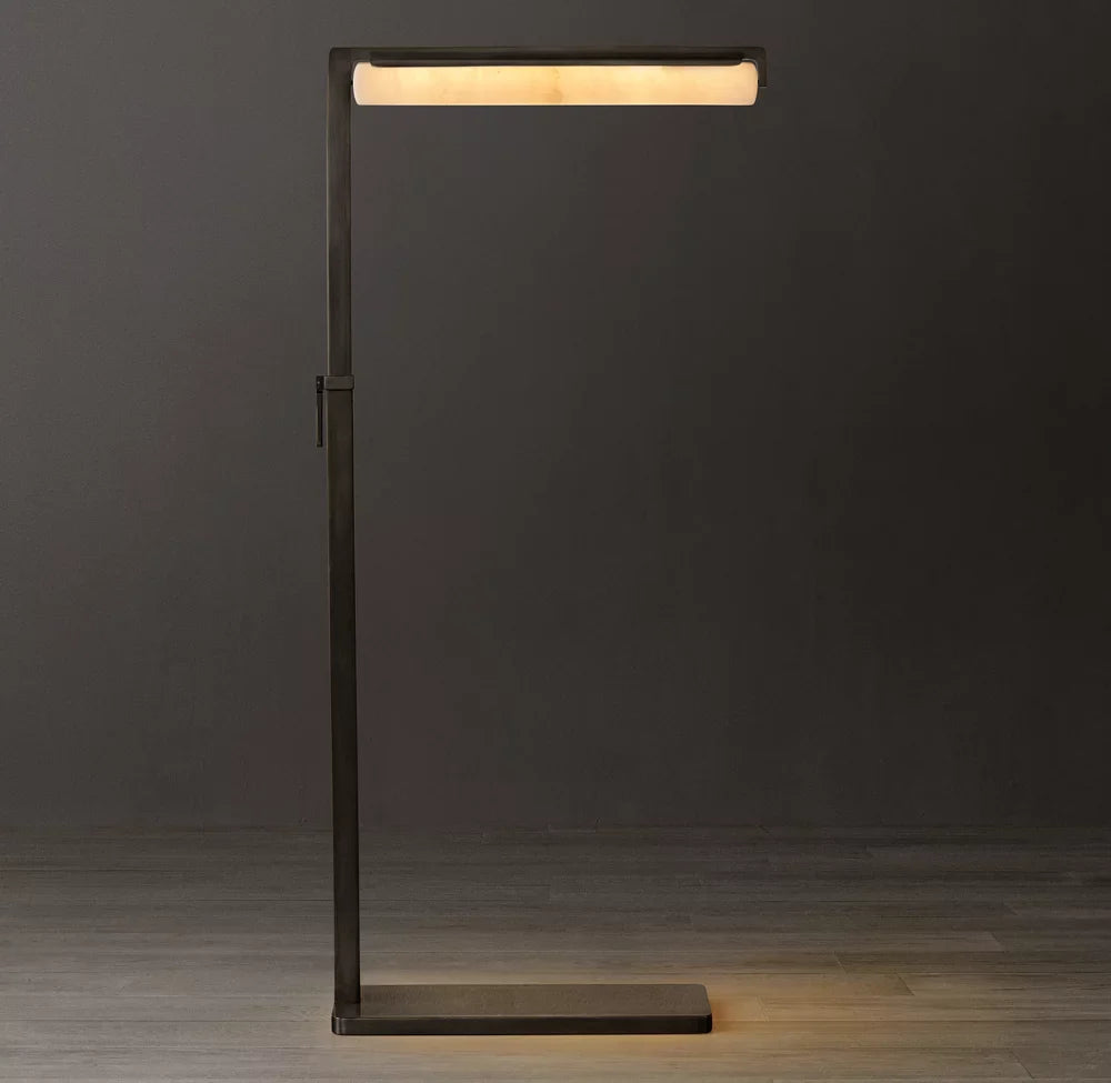 AUDUBON ALABASTER TASK FLOOR LAMP