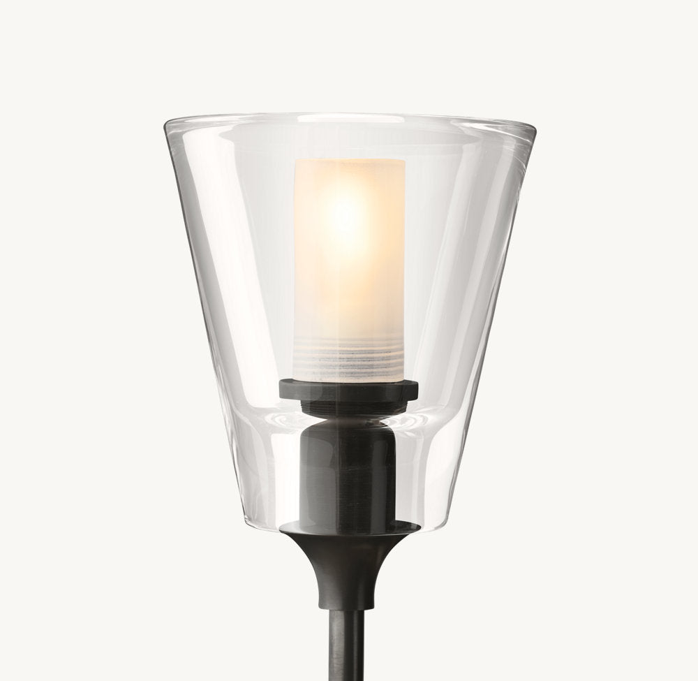 TORCHE DE VERRE ROUND CHANDELIER 58"