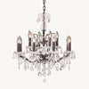 19TH C. ROCOCO IRON & CRYSTAL OUTDOOR CHANDELIER