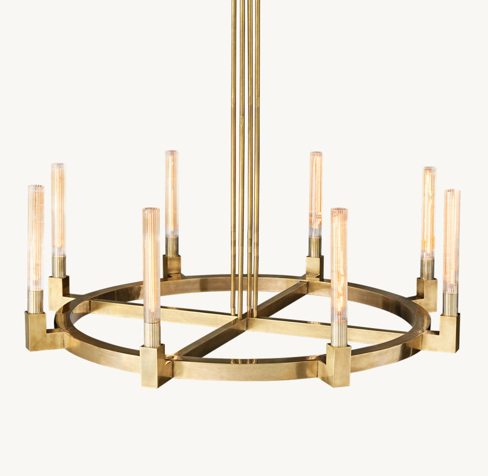 CANNELE ROUND CHANDELIER 48"