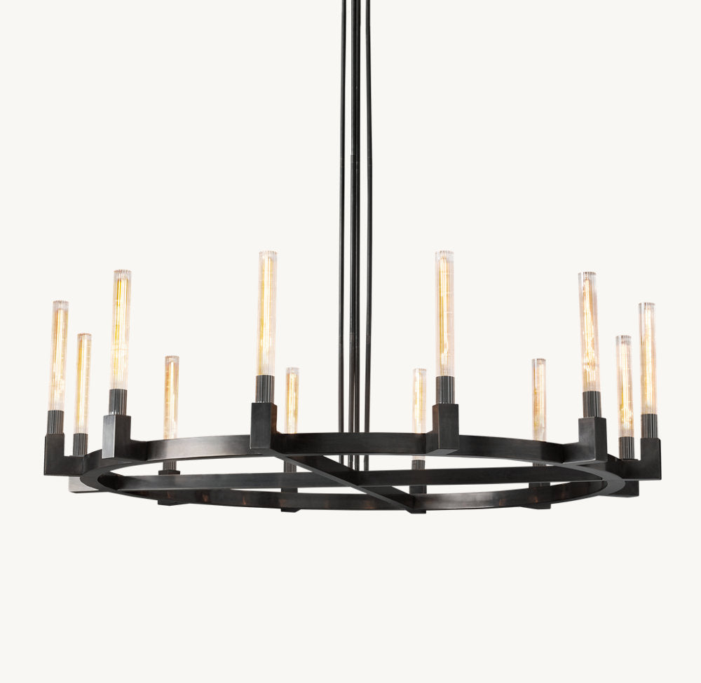 CANNELE ROUND CHANDELIER 60"