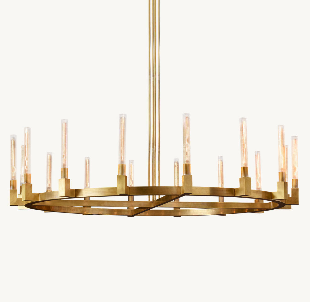 CANNELE ROUND CHANDELIER 72"