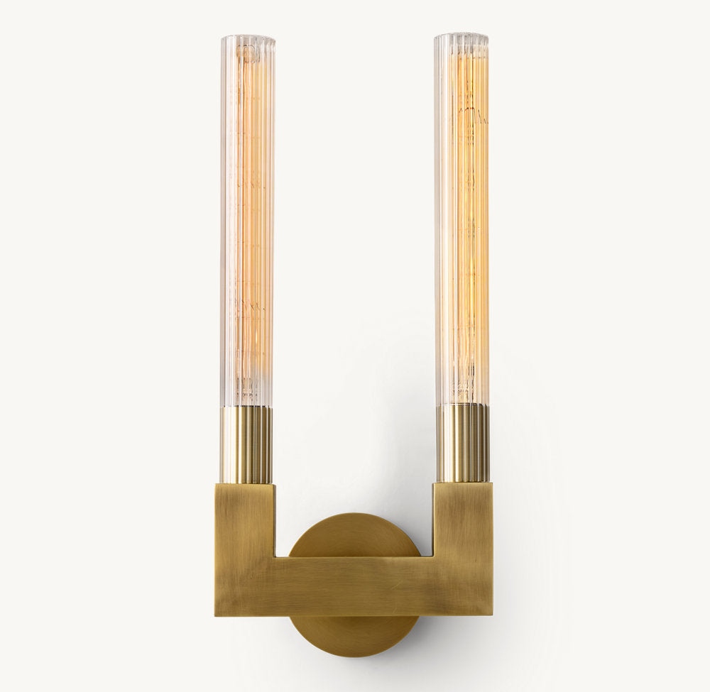 CANNELE DOUBLE SCONCE