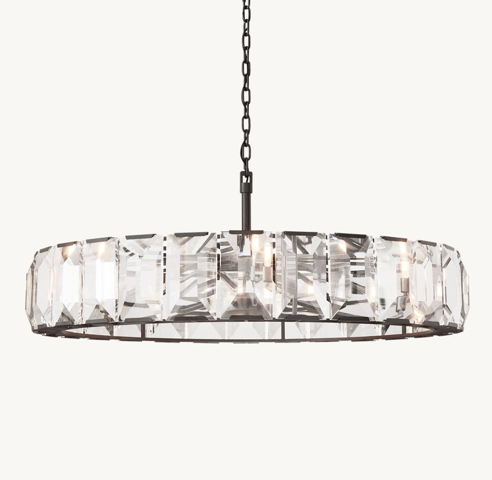 HARLOW CRYSTAL ROUND CHANDELIER 60"