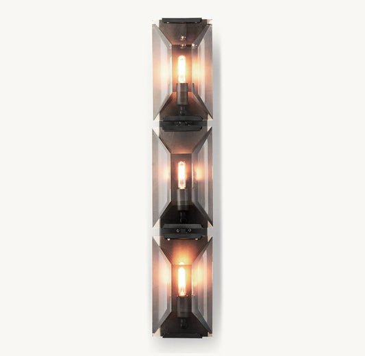 HARLOW CRYSTAL TRIPLE SCONCE