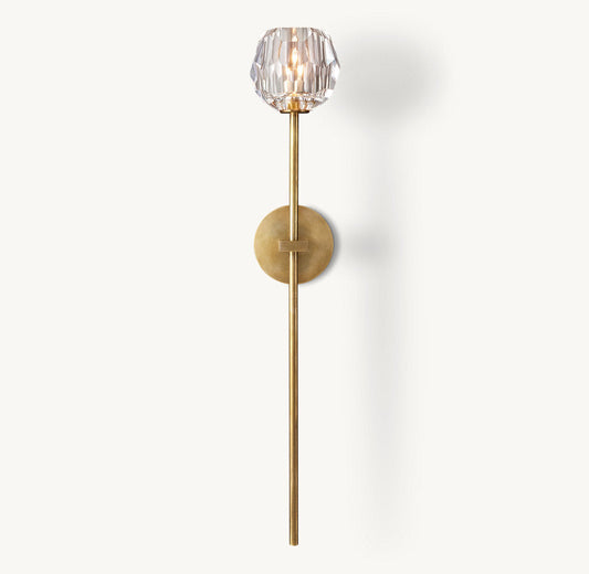 BOULE DE CRISTAL CLEAR GLASS GRAND SCONCE