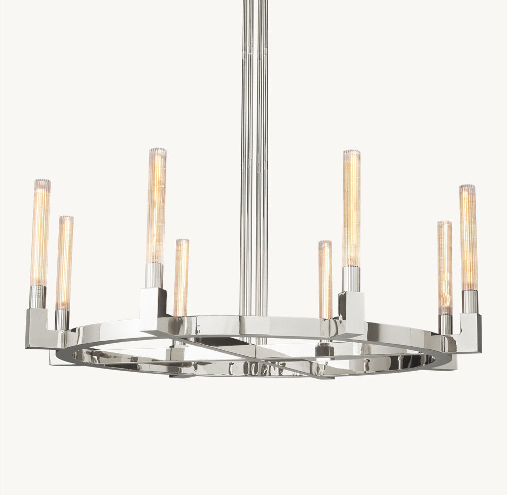 CANNELE ROUND CHANDELIER 48"