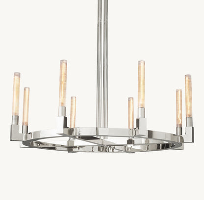 CANNELE ROUND CHANDELIER 48"