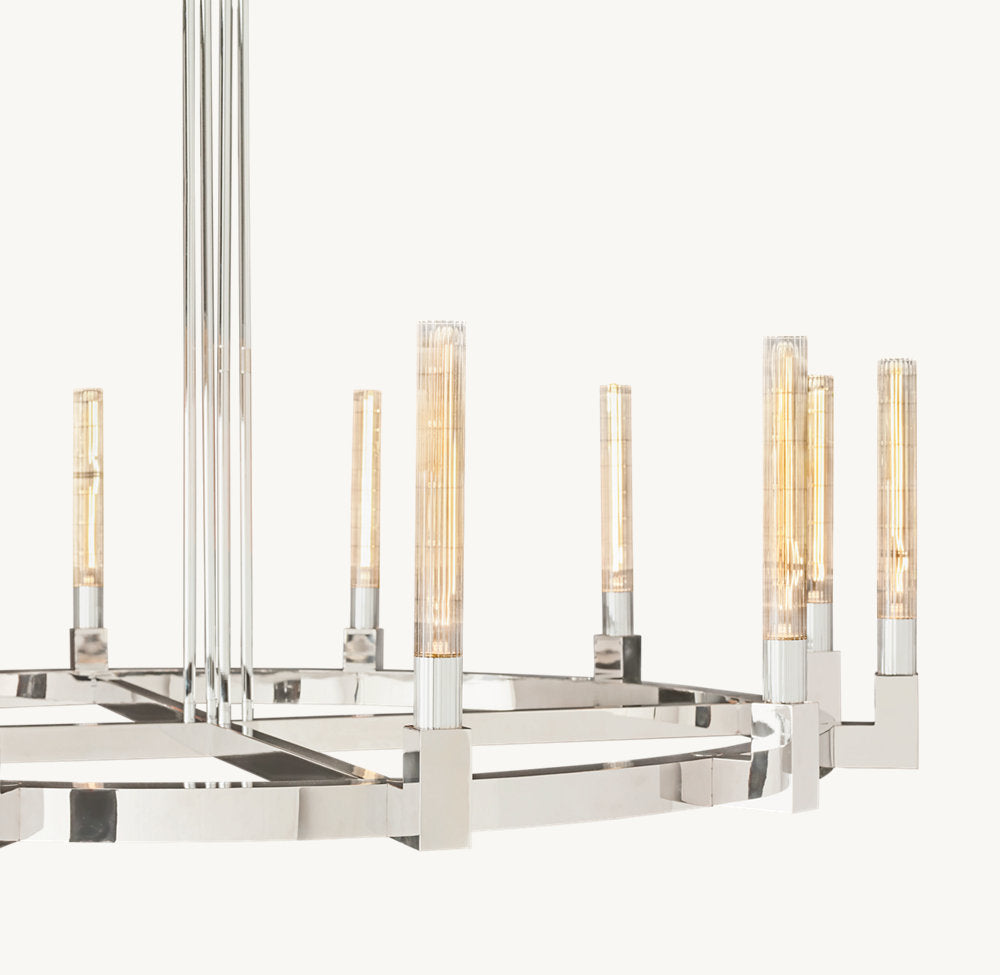 CANNELE ROUND CHANDELIER 72"