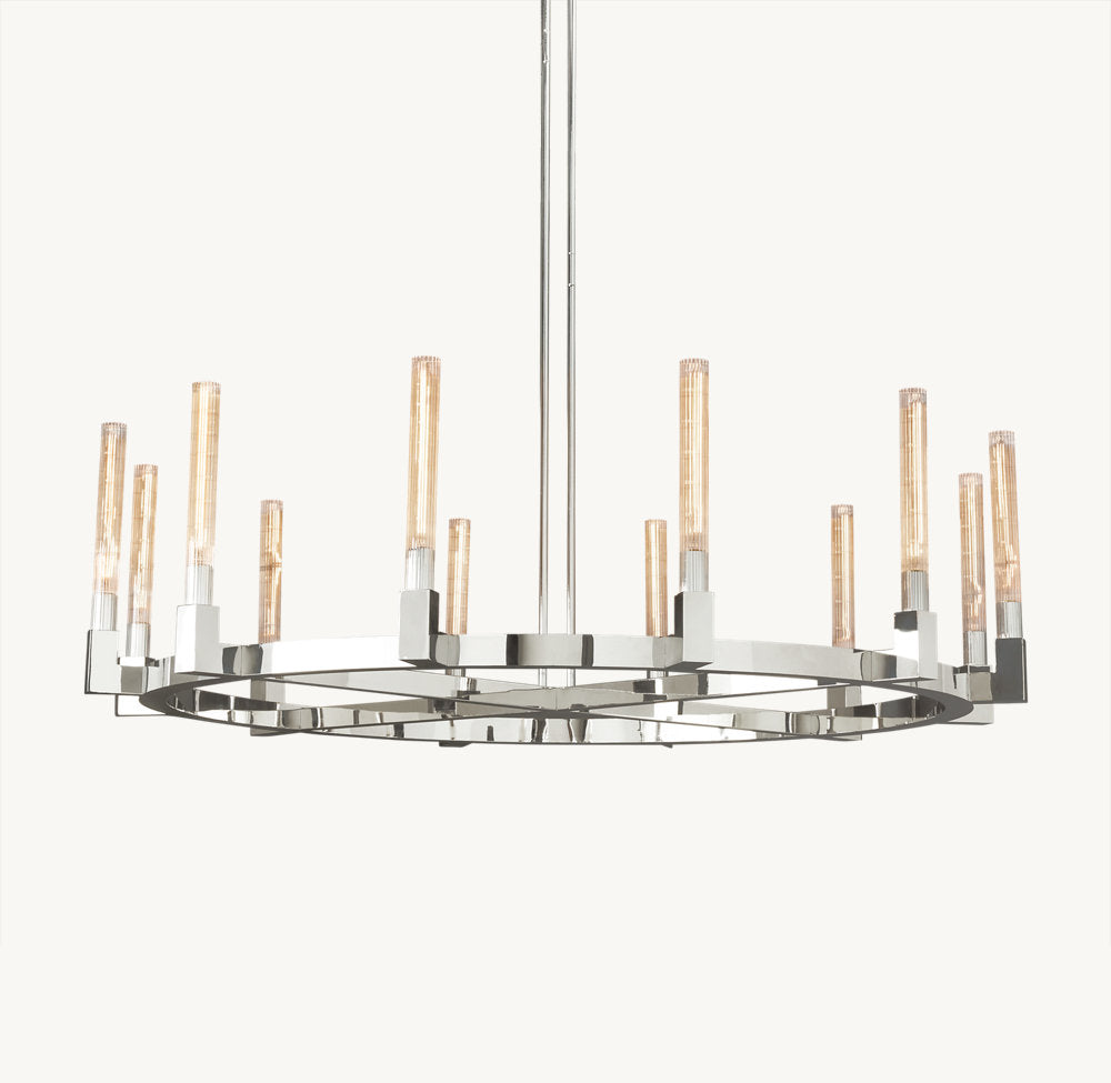 CANNELE ROUND CHANDELIER 60"
