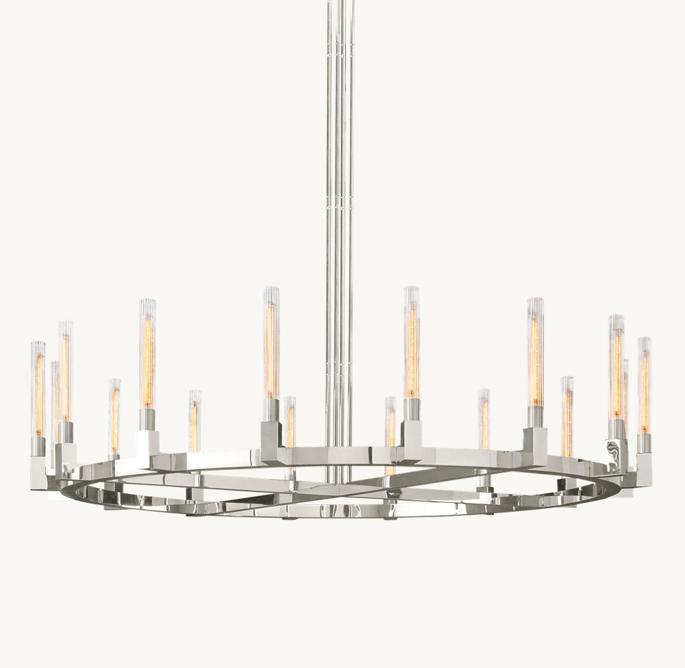 CANNELE ROUND CHANDELIER 72"