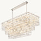 MARIGNAN TIERED RECTANGULAR CHANDELIER 60"