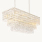 MARIGNAN TIERED RECTANGULAR CHANDELIER 60"