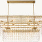MARIGNAN TIERED RECTANGULAR CHANDELIER 60"