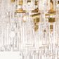 MARIGNAN TIERED RECTANGULAR CHANDELIER 60"