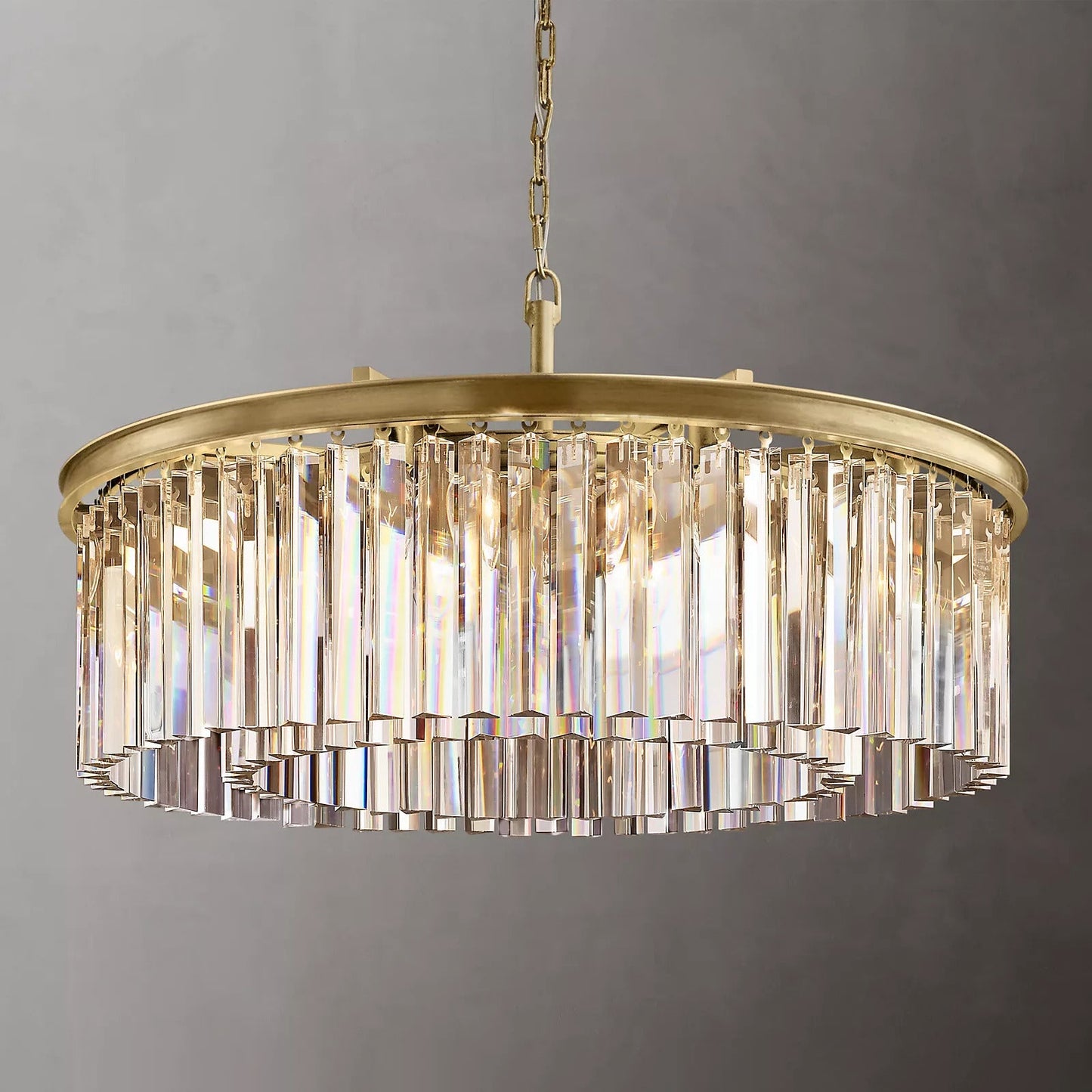 Rhys Round Chandelier 32", 8-lights