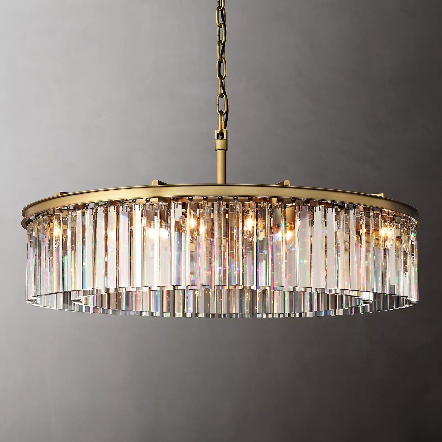 Rhys Round Chandelier 43", 8-lights