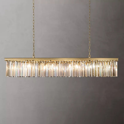 Rhys Rectangular Chandelier 59", 8-lights