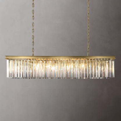 Rhys Rectangular Chandelier 49", 8-lights