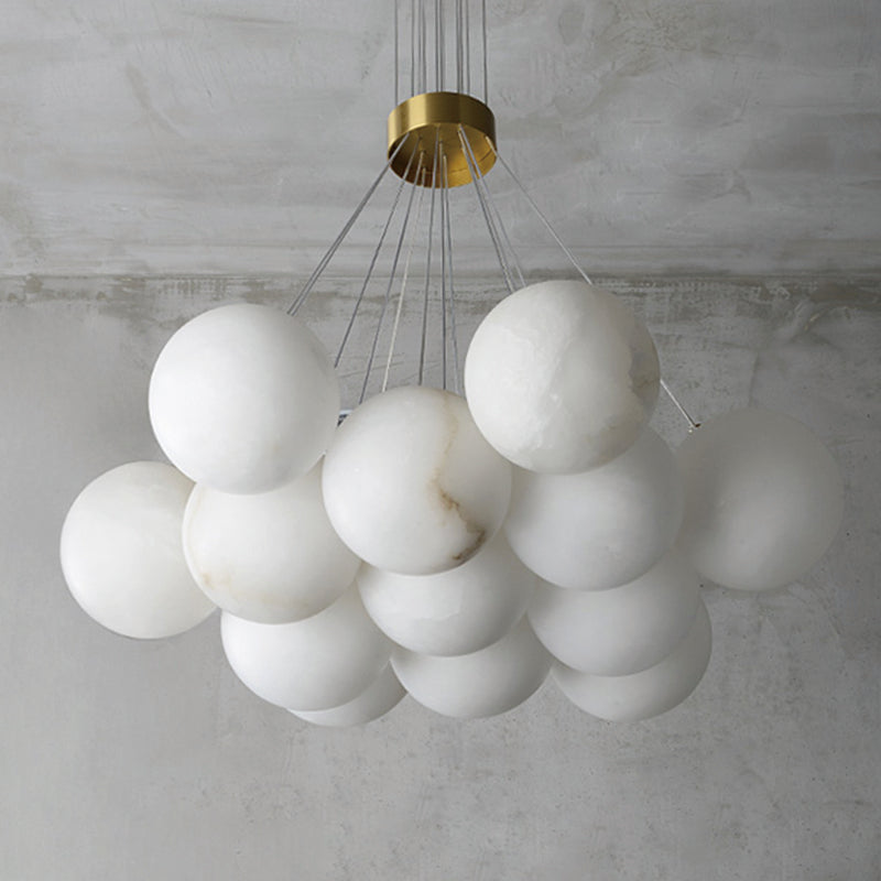 Marble Ball Chandelier