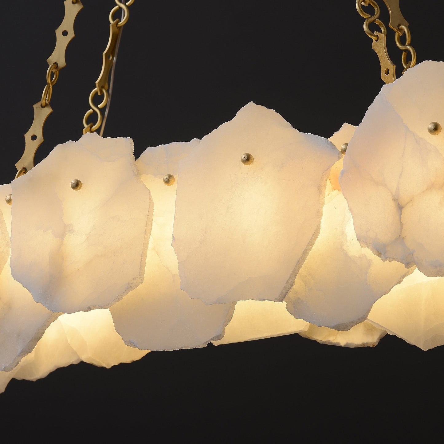 Marble Snowflake Chandelier