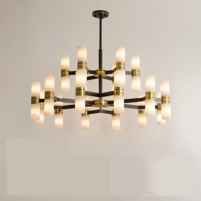 Norala Marble Round Chandelier